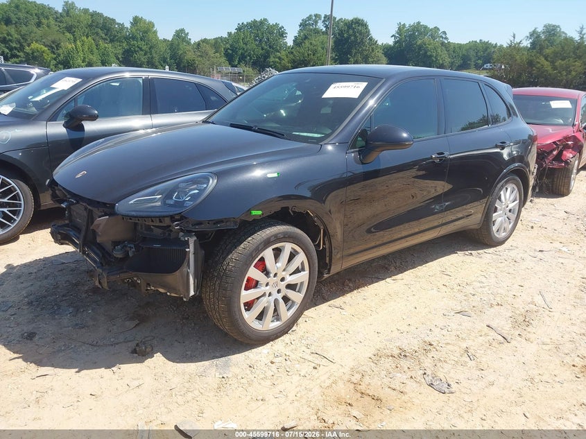 2015 Porsche Cayenne VIN WP1AC2A24FLA80853 IAAI salvage auction — FRONT END, Salvage (North Carolina), sold $6,600 on 2026-07-26 (photo 2)