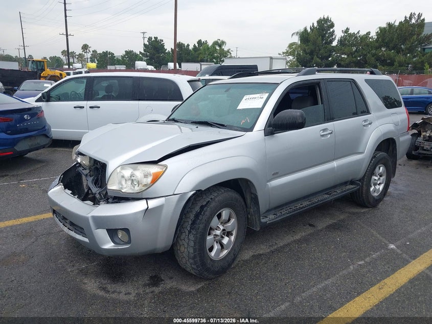 2006 Toyota 4runner VIN JTEZU14R168044766 IAAI salvage auction — NORMAL WEAR, Salvage (California), sold $2,050 on 2026-07-28 (photo 2)