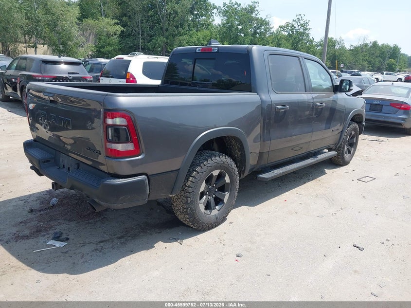 2019 Ram 1500 VIN 1C6SRFLT2KN914867 IAAI salvage auction — FRONT END, Salvage (New Hampshire), sold $5,200 on 2026-10-15 (photo 4)