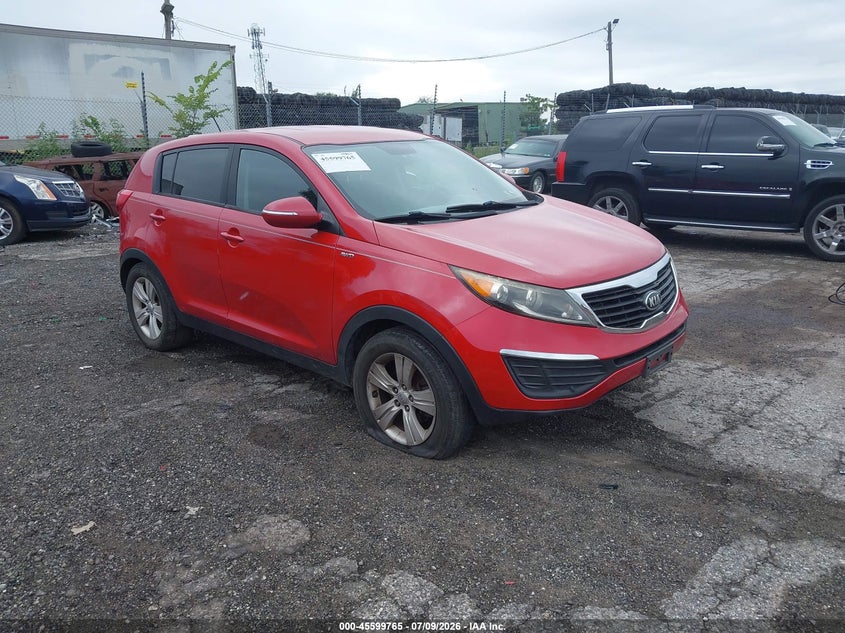2013 Kia Sportage VIN KNDPBCA22D7354786 IAAI salvage auction — NORMAL WEAR, Salvage Title, sold $650 on 2026-07-24 (photo 1)