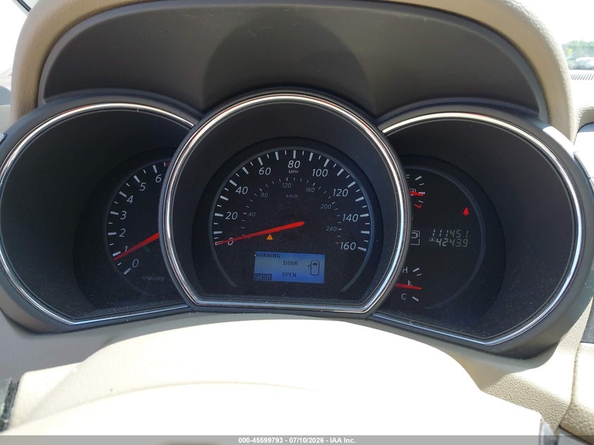 2014 Nissan Murano VIN JN8AZ1MW1EW506251 IAAI salvage auction — RIGHT SIDE, Salvage Title, sold $925 on 2026-07-23 (photo 7)