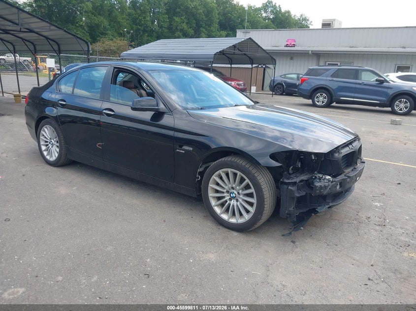 2011 BMW 5 series VIN WBAFU7C54BC872095 IAAI salvage auction — FRONT END, Salvage (Connecticut), sold $1,400 on 2026-07-30 (photo 1)
