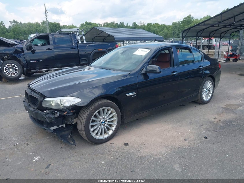 2011 BMW 5 series VIN WBAFU7C54BC872095 IAAI salvage auction — FRONT END, Salvage (Connecticut), sold $1,400 on 2026-07-30 (photo 2)