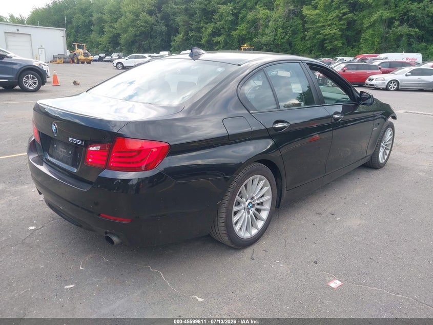 2011 BMW 5 series VIN WBAFU7C54BC872095 IAAI salvage auction — FRONT END, Salvage (Connecticut), sold $1,400 on 2026-07-30 (photo 4)