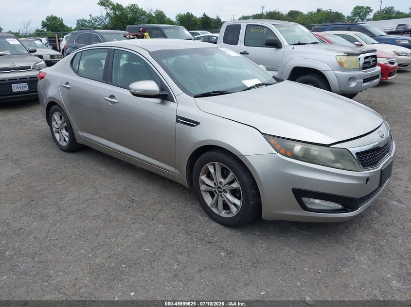 2011 Kia Optima VIN KNAGN4A70B5080356 IAAI salvage auction — NORMAL WEAR, Clear (Virginia), sold $375 on 2026-07-28 (photo 1)