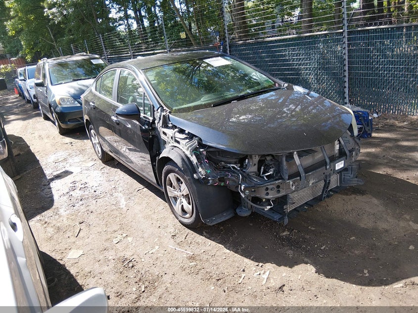 2018 Chevrolet Cruze VIN 1G1BC5SM9J7130535 IAAI salvage auction — FRONT END, Clear (Virginia), sold $800 on 2026-07-31 (photo 1)