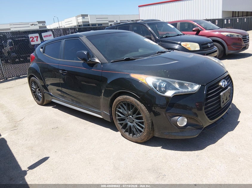 2013 Hyundai Veloster VIN KMHTC6AE5DU168924 IAAI salvage auction — NORMAL WEAR, Original (Texas), sold $225 on 2026-07-28 (photo 1)
