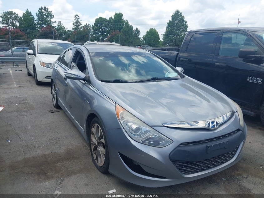 2015 Hyundai Sonata hybrid VIN KMHEC4A42FA137459 IAAI salvage auction — NORMAL WEAR, Clear-Dealer Only (North Carolina), sold $450 on 2026-07-29 (photo 1)