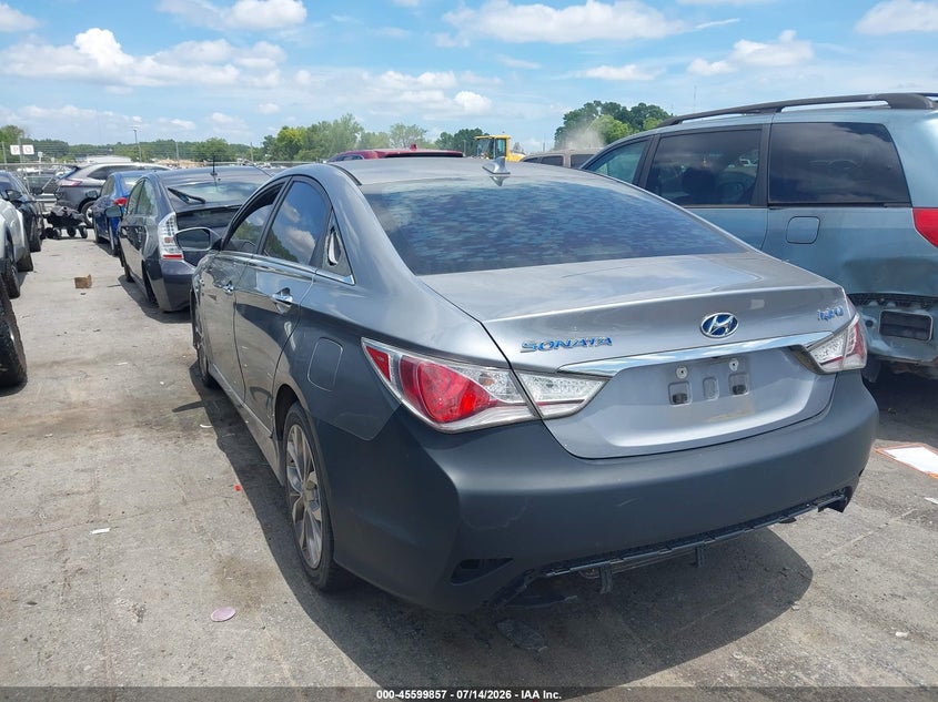 2015 Hyundai Sonata hybrid VIN KMHEC4A42FA137459 IAAI salvage auction — NORMAL WEAR, Clear-Dealer Only (North Carolina), sold $450 on 2026-07-29 (photo 3)