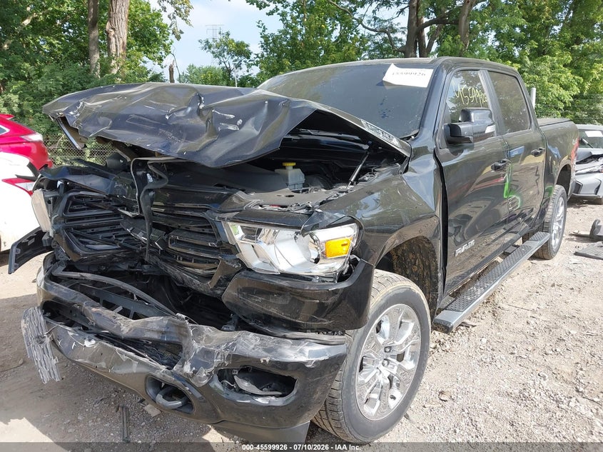 2019 Ram 1500 VIN 1C6SRFFT3KN765719 IAAI salvage auction — FRONT END, Salvage (Indiana), sold $8,050 on 2026-09-02 (photo 6)