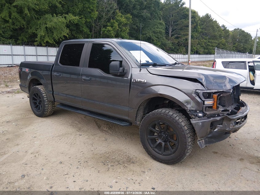 2018 Ford F-150 VIN 1FTEW1E59JFC69241 IAAI salvage auction — FRONT END, Wait Title, sold $5,800 on 2026-08-23 (photo 1)
