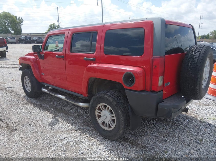 2009 Hummer H3 VIN 5GTEN13E598106861 IAAI salvage auction — FRONT END, Salvage (Missouri), sold $1,250 on 2026-08-31 (photo 3)