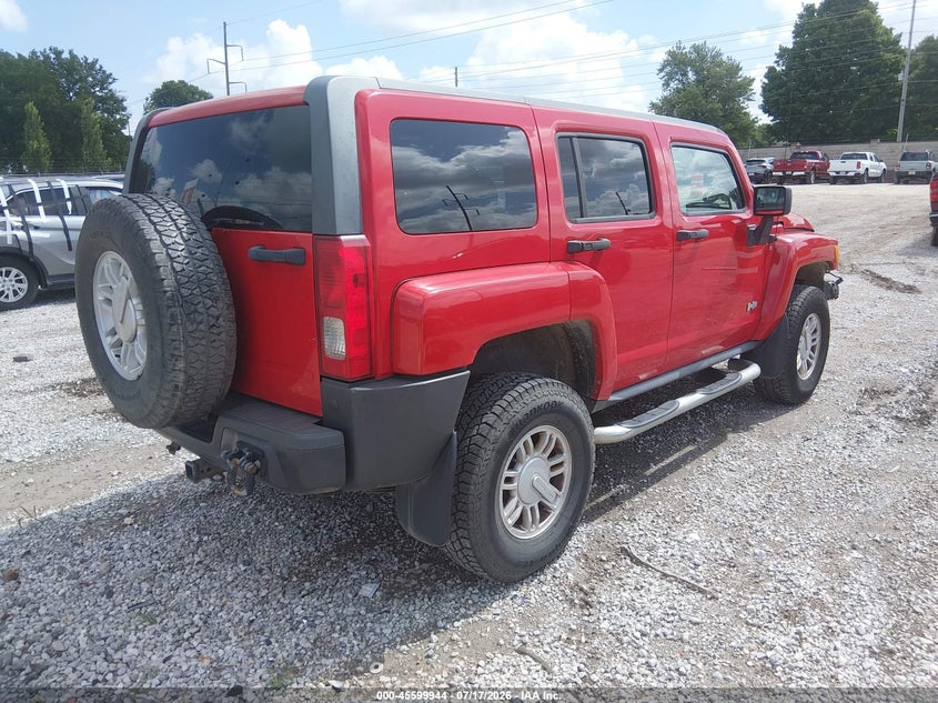 2009 Hummer H3 VIN 5GTEN13E598106861 IAAI salvage auction — FRONT END, Salvage (Missouri), sold $1,250 on 2026-08-31 (photo 4)