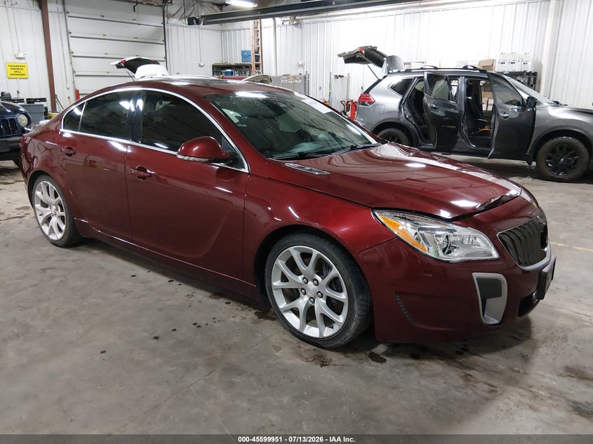 2016 Buick Regal VIN 2G4GU5GX0G9122484 IAAI salvage auction — RIGHT FRONT, Salvage (Iowa), sold $4,050 on 2026-08-25 (photo 1)