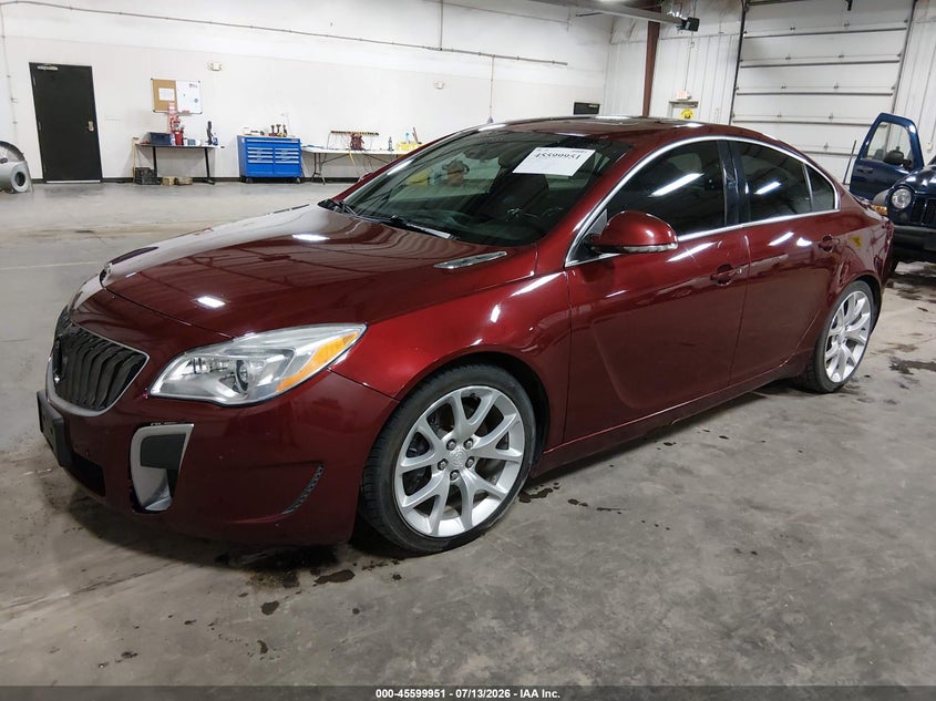 2016 Buick Regal VIN 2G4GU5GX0G9122484 IAAI salvage auction — RIGHT FRONT, Salvage (Iowa), sold $4,050 on 2026-08-25 (photo 2)