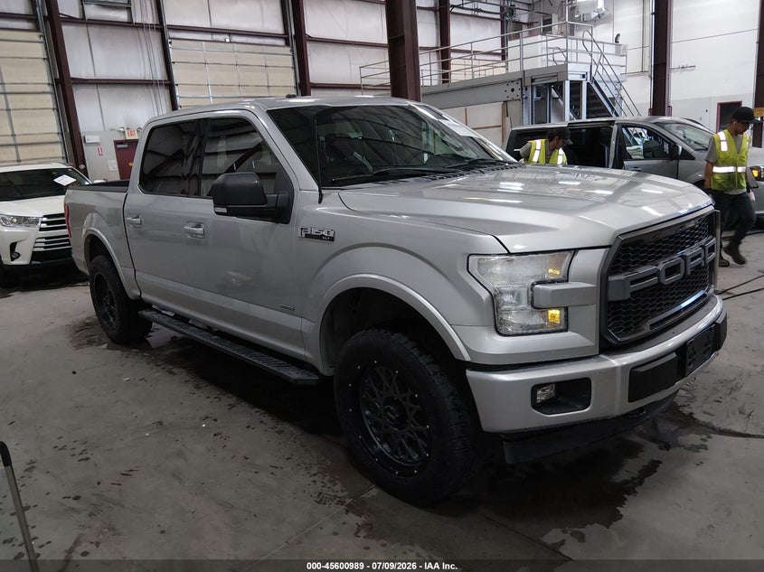 2017 Ford F-150 VIN 1FTEW1EP1HKC44580 IAAI salvage auction — LEFT FRONT, Salvage Title, sold $6,100 on 2026-07-31 (photo 1)