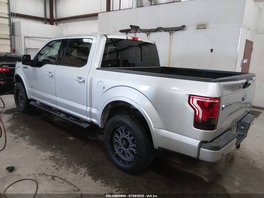 2017 Ford F-150 VIN 1FTEW1EP1HKC44580 IAAI salvage auction — LEFT FRONT, Salvage Title, sold $6,100 on 2026-07-31 (photo 3)