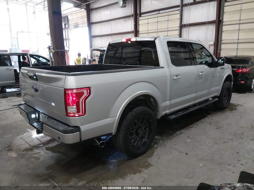 2017 Ford F-150 VIN 1FTEW1EP1HKC44580 IAAI salvage auction — LEFT FRONT, Salvage Title, sold $6,100 on 2026-07-31 (photo 4)