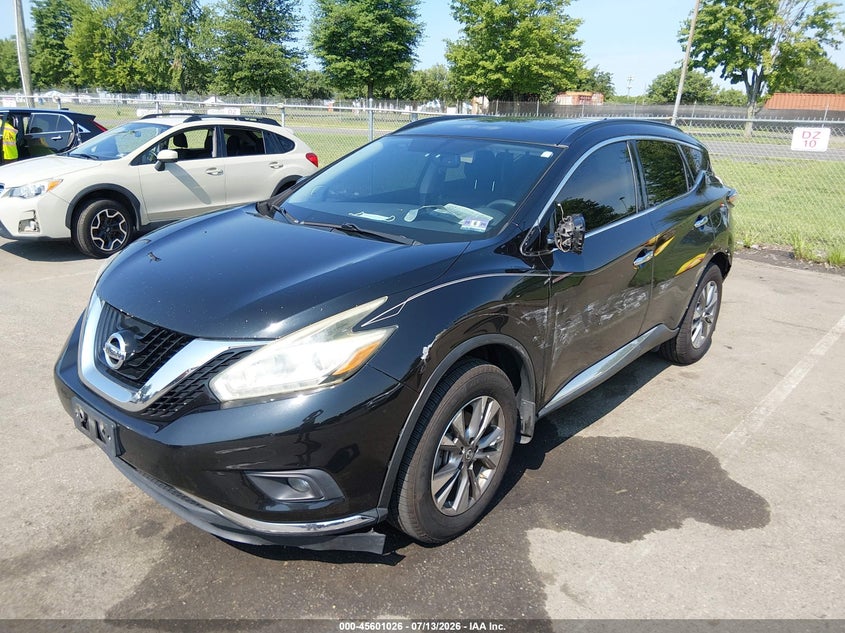 2015 Nissan Murano VIN 5N1AZ2MH3FN226921 IAAI salvage auction — LEFT SIDE, Salvage (New Jersey), sold $975 on 2026-09-15 (photo 2)