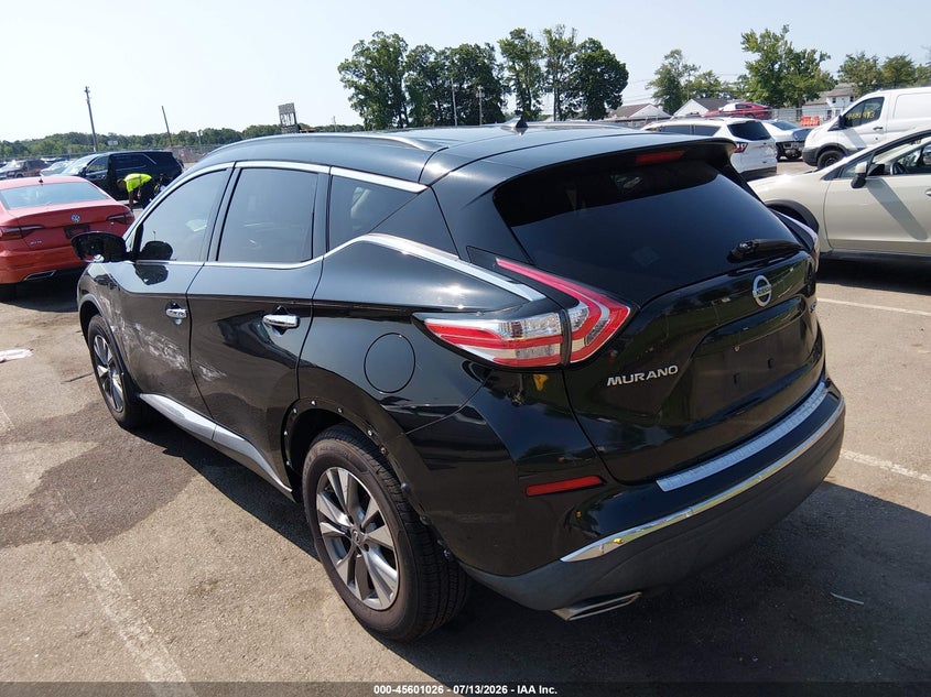 2015 Nissan Murano VIN 5N1AZ2MH3FN226921 IAAI salvage auction — LEFT SIDE, Salvage (New Jersey), sold $975 on 2026-09-15 (photo 3)