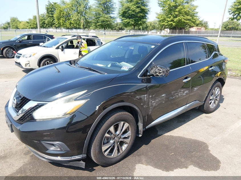 2015 Nissan Murano VIN 5N1AZ2MH3FN226921 IAAI salvage auction — LEFT SIDE, Salvage (New Jersey), sold $975 on 2026-09-15 (photo 6)