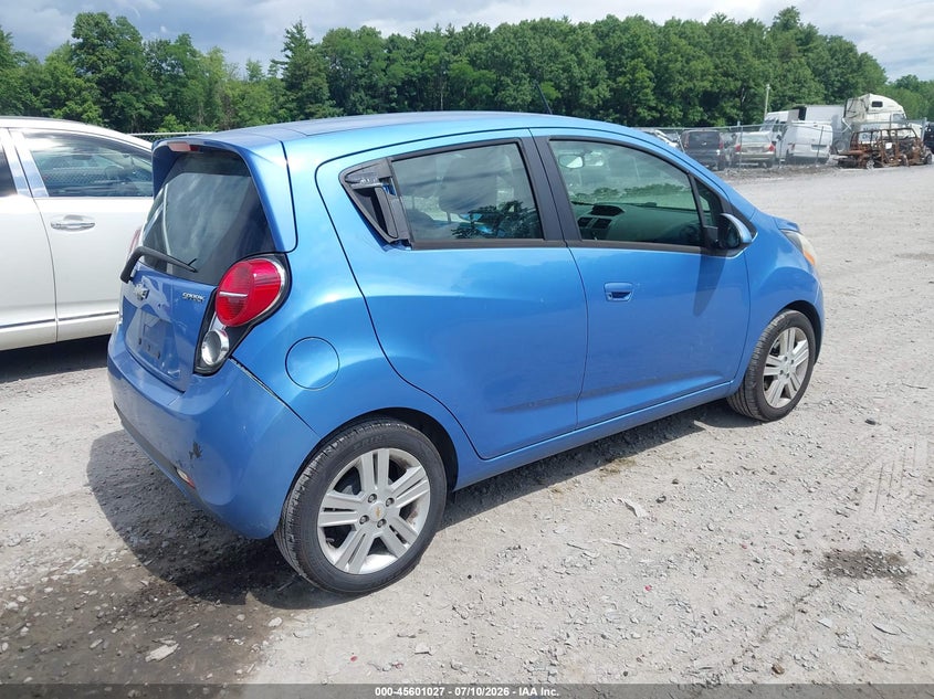 2013 Chevrolet Spark VIN KL8CB6S93DC504741 IAAI salvage auction — NORMAL WEAR, Salvage Title, sold $375 on 2026-07-28 (photo 4)