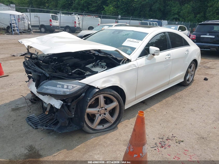 2015 Mercedes-benz Clc-klasse VIN WDDLJ6HB7FA145449 IAAI salvage auction — FRONT END, Salvage - Greater Than 75% (Maryland), sold $2,500 on 2026-08-18 (photo 2)