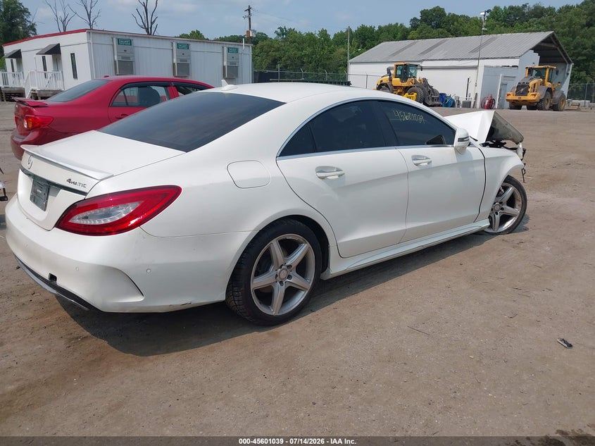 2015 Mercedes-benz Clc-klasse VIN WDDLJ6HB7FA145449 IAAI salvage auction — FRONT END, Salvage - Greater Than 75% (Maryland), sold $2,500 on 2026-08-18 (photo 4)