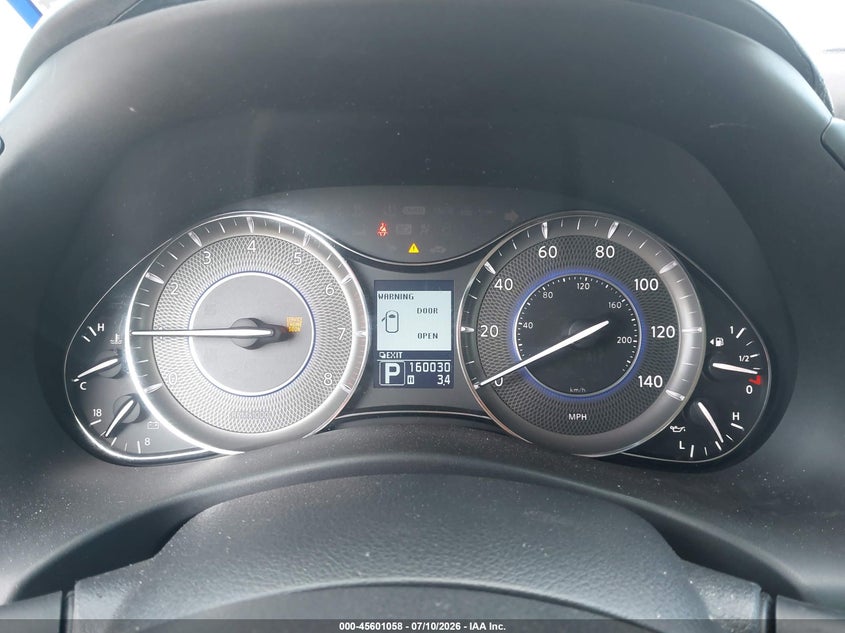 2011 Infiniti Qx56 VIN JN8AZ2ND0B9700959 IAAI salvage auction — NORMAL WEAR, Original (Texas), sold $1,125 on 2026-07-29 (photo 7)