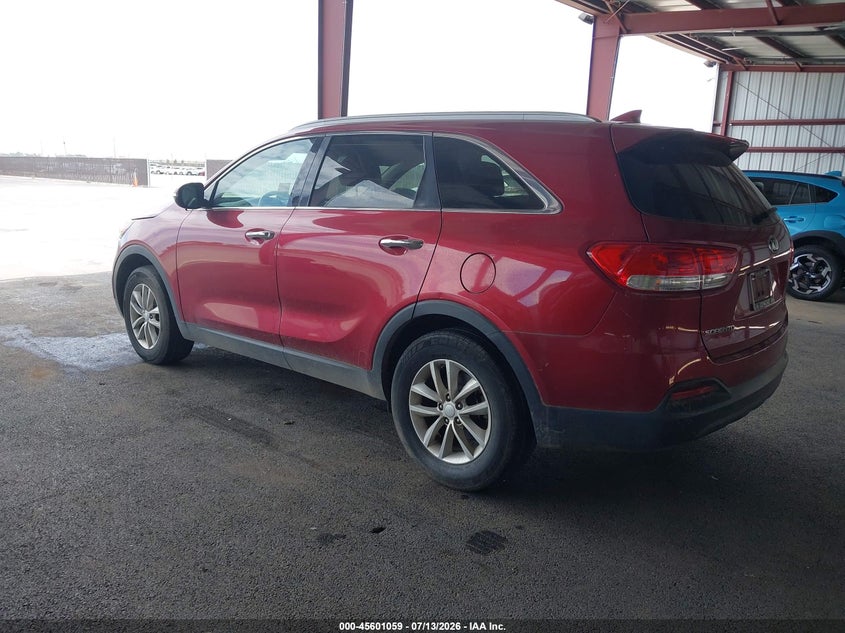 2018 Kia Sorento VIN 5XYPG4A36JG343711 IAAI salvage auction — NORMAL WEAR, Clear - Dealer Only (California), sold $4,175 on 2026-07-28 (photo 3)
