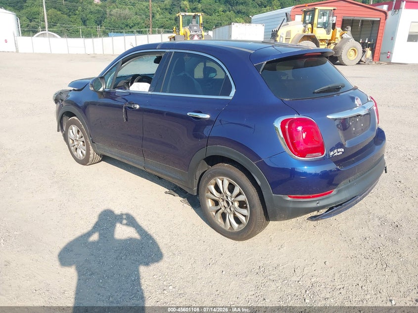 2016 Fiat 500x VIN ZFBCFXDT2GP404706 IAAI salvage auction — FRONT END, Salvage (Pennsylvania), sold $325 on 2026-08-08 (photo 3)