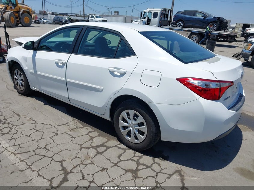 2015 Toyota Corolla VIN 5YFBURHE9FP305822 IAAI salvage auction — REAR END, Duplicate Paperwork (California), sold $4,200 on 2026-07-29 (photo 3)
