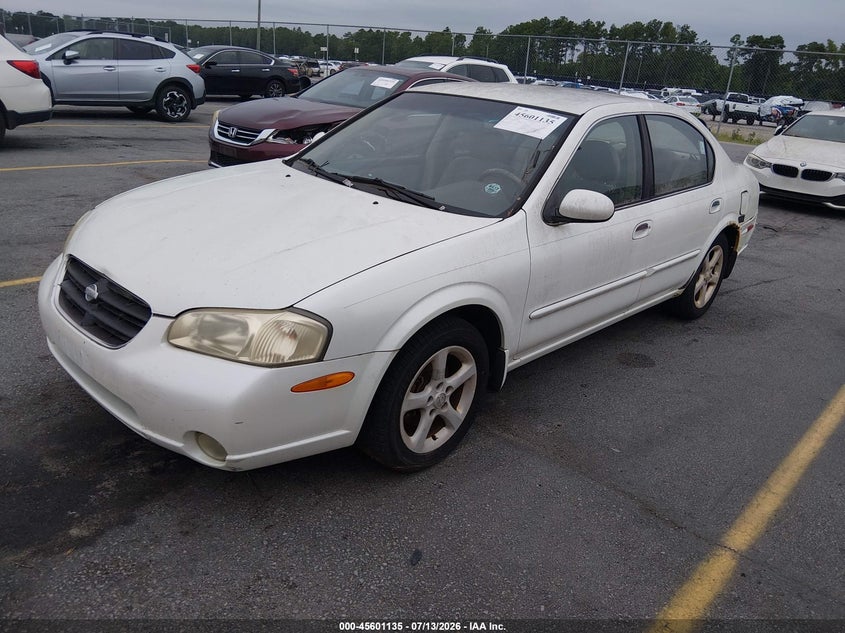 2001 Nissan Maxima VIN JN1CA31D81T826370 IAAI salvage auction — NORMAL WEAR, Clear (South Carolina), sold $225 on 2026-07-22 (photo 2)