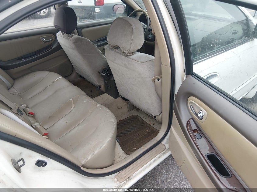 2001 Nissan Maxima VIN JN1CA31D81T826370 IAAI salvage auction — NORMAL WEAR, Clear (South Carolina), sold $225 on 2026-07-22 (photo 8)