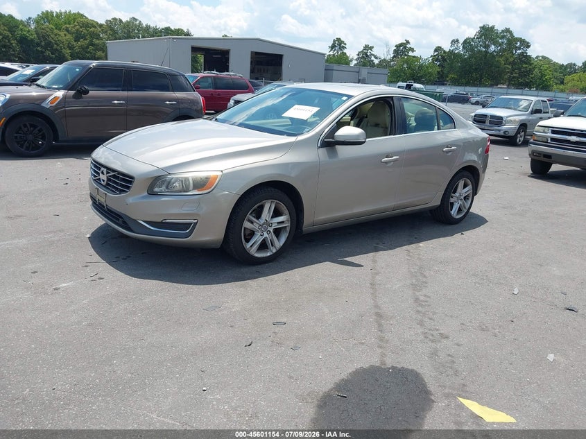 2015 Volvo S60 VIN YV140MFD1F1301439 IAAI salvage auction — NORMAL WEAR, Salvage Title, sold $1,300 on 2026-07-22 (photo 2)