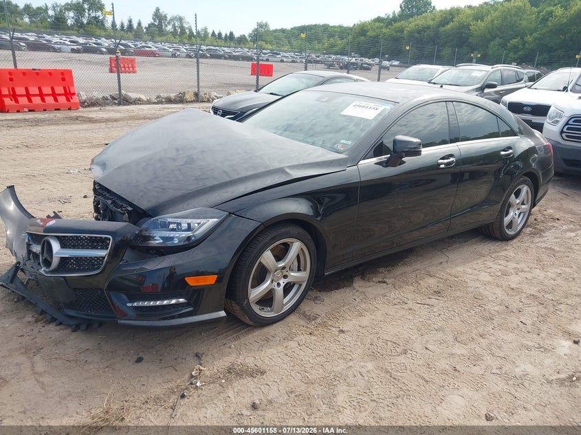 2014 Mercedes-benz Cls-klasse VIN WDDLJ9BB7EA095287 IAAI salvage auction — FRONT END, Salvage (Illinois), sold $2,325 on 2026-09-02 (photo 2)