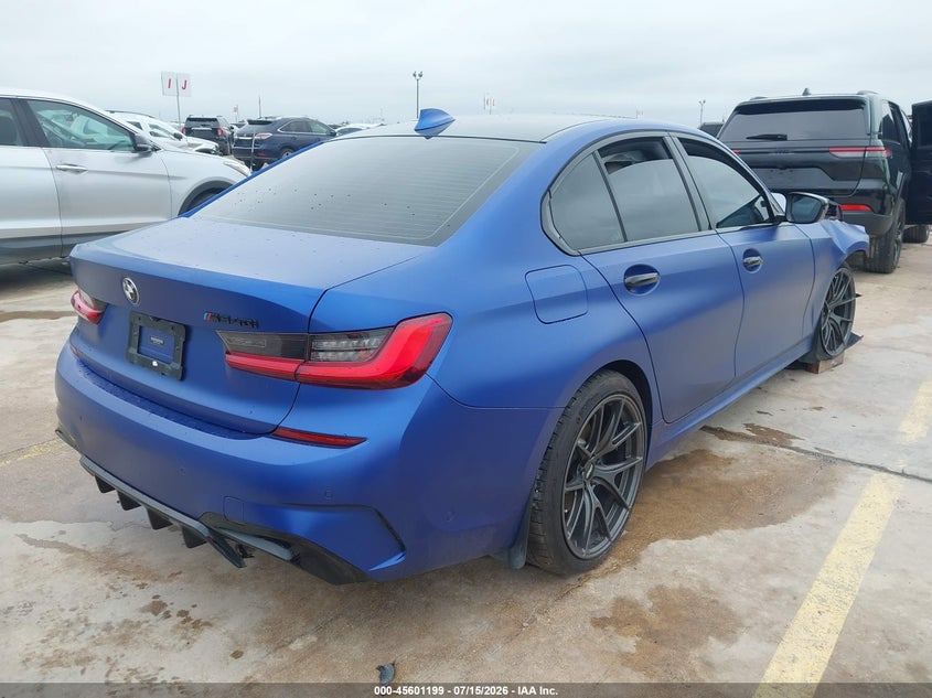2020 BMW 3er VIN WBA5U9C03LFJ44750 IAAI salvage auction — FRONT END, Salvage Title, sold $11,100 on 2026-08-30 (photo 4)
