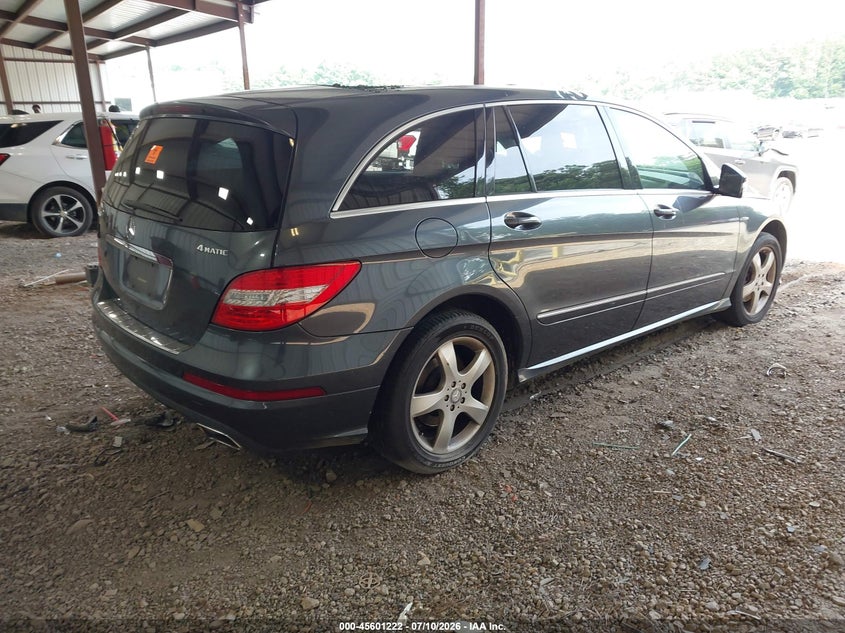 2012 Mercedes-Benz R-Class VIN 4JGCB5HE6CA152203 IAAI salvage auction — BIOHAZARD/CHEMICAL, Wait Title, sold $1,400 on 2026-10-09 (photo 4)