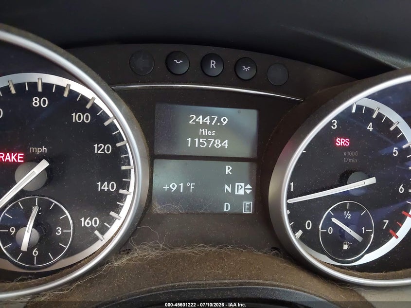 2012 Mercedes-Benz R-Class VIN 4JGCB5HE6CA152203 IAAI salvage auction — BIOHAZARD/CHEMICAL, Wait Title, sold $1,400 on 2026-10-09 (photo 7)