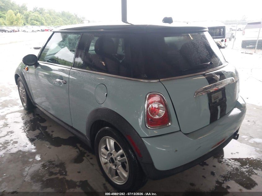 2012 Mini Cooper VIN WMWSU3C51CT257609 IAAI salvage auction — NORMAL WEAR, Clear (Louisiana), sold $675 on 2026-07-28 (photo 3)