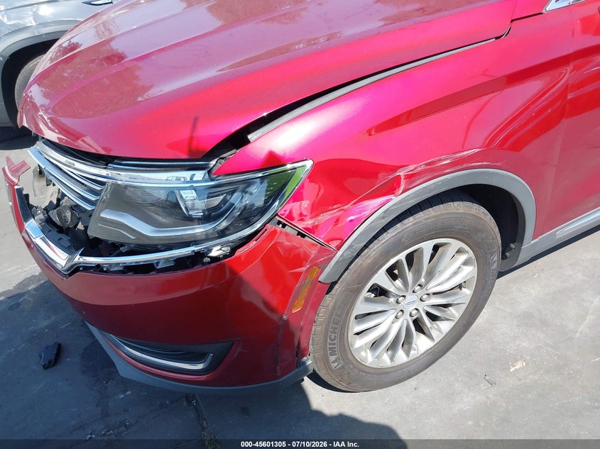 2016 Lincoln Mkx VIN 2LMPJ6KRXGBL33678 IAAI salvage auction — FRONT END, Salvage Certificate (California), sold $1,500 on 2026-07-29 (photo 6)
