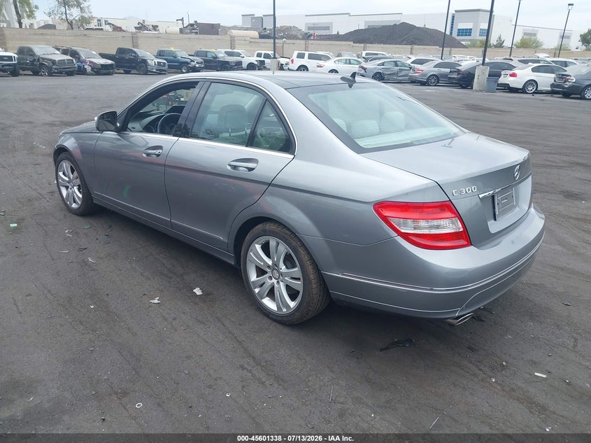 2009 Mercedes-benz C class VIN WDDGF54X19R064077 IAAI salvage auction — RIGHT FRONT, Salvage Certificate (California), sold $350 on 2026-08-07 (photo 3)