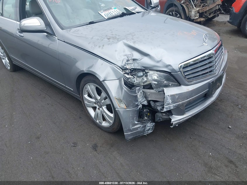 2009 Mercedes-benz C class VIN WDDGF54X19R064077 IAAI salvage auction — RIGHT FRONT, Salvage Certificate (California), sold $350 on 2026-08-07 (photo 6)