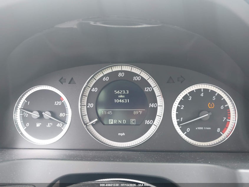 2009 Mercedes-benz C class VIN WDDGF54X19R064077 IAAI salvage auction — RIGHT FRONT, Salvage Certificate (California), sold $350 on 2026-08-07 (photo 7)