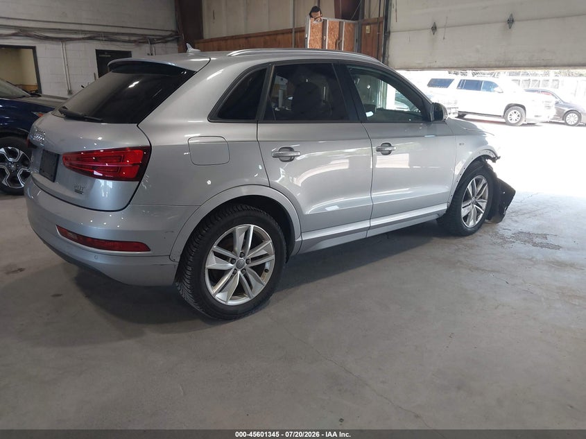 2018 Audi Q3 VIN WA1ECCFSXJR032842 IAAI salvage auction — RIGHT FRONT, Mv-907A (New York), sold $5,700 on 2026-07-29 (photo 4)