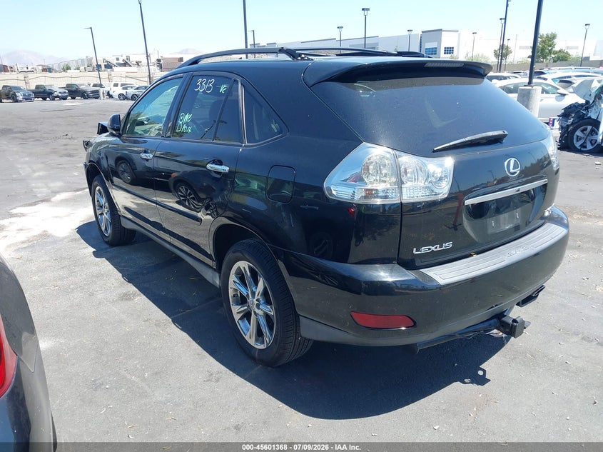 2009 Lexus Rx VIN 2T2HK31U79C096949 IAAI salvage auction — FRONT END, Salvage Certificate (California), sold $2,400 on 2026-07-31 (photo 3)
