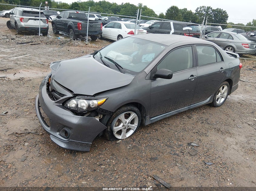 2013 Toyota Corolla VIN 5YFBU4EE7DP084192 IAAI salvage auction — RIGHT FRONT, Salvage Title, sold $900 on 2026-08-02 (photo 2)