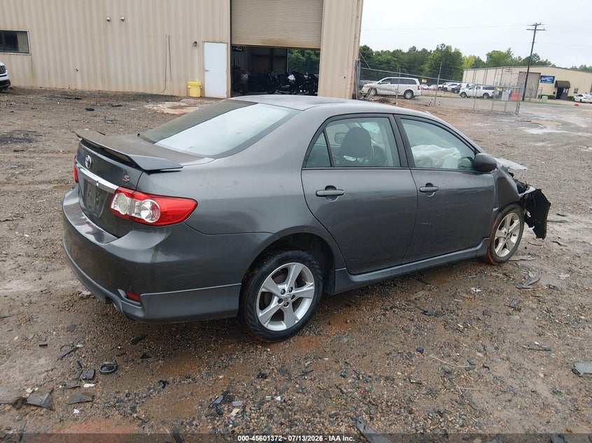 2013 Toyota Corolla VIN 5YFBU4EE7DP084192 IAAI salvage auction — RIGHT FRONT, Salvage Title, sold $900 on 2026-08-02 (photo 4)