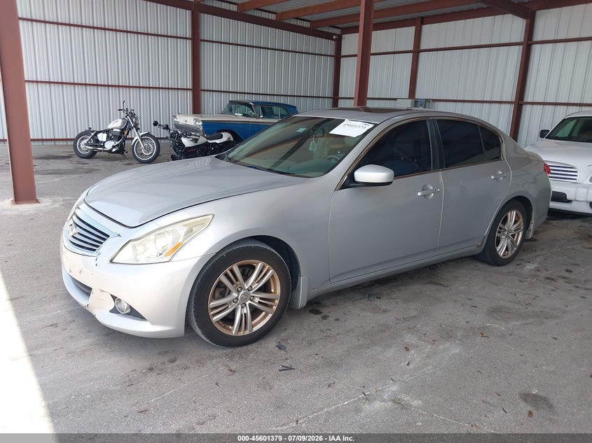 2013 Infiniti VIN JN1CV6APXDM715849 IAAI salvage auction — NORMAL WEAR, Salvage Title, sold $325 on 2026-07-29 (photo 2)