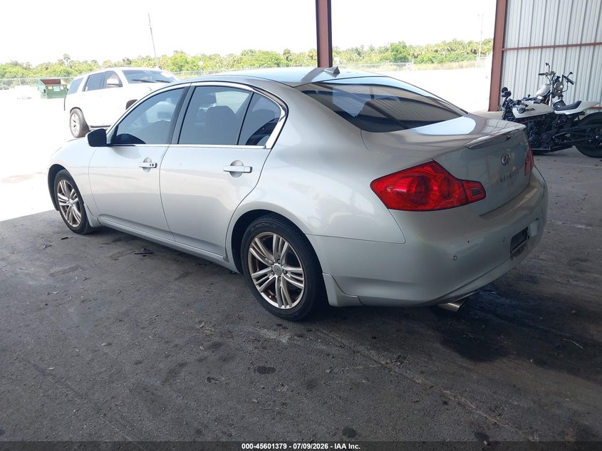 2013 Infiniti VIN JN1CV6APXDM715849 IAAI salvage auction — NORMAL WEAR, Salvage Title, sold $325 on 2026-07-29 (photo 3)
